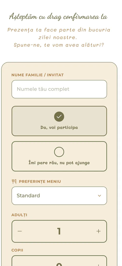 Invitația Enchanted Love — rsvp