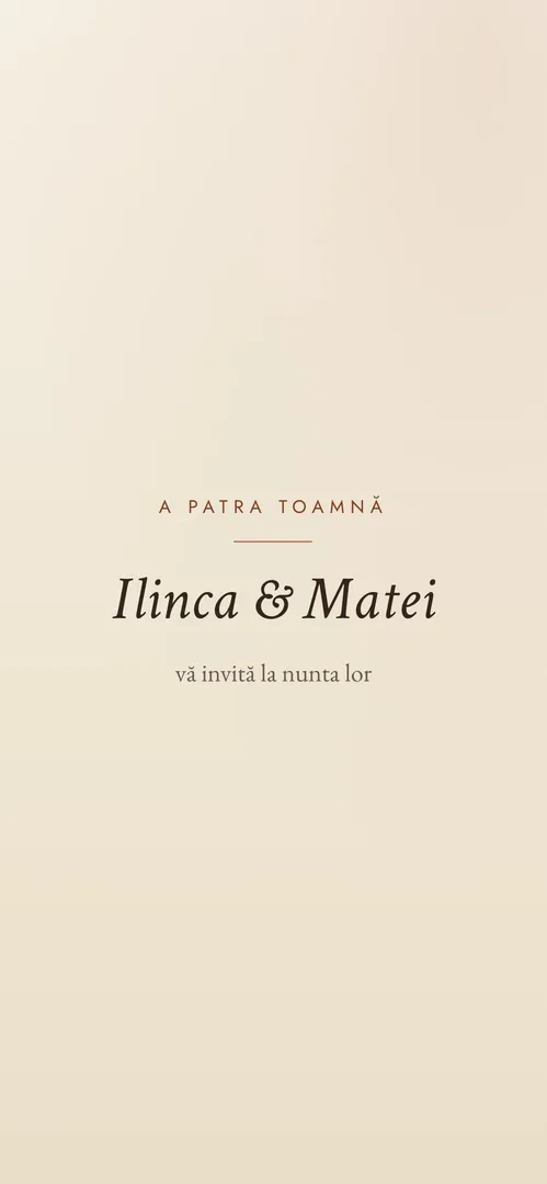 Invitația A Patra Toamnă — harta