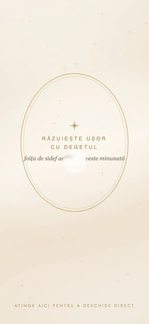 Invitația Aripi de inger — rsvp