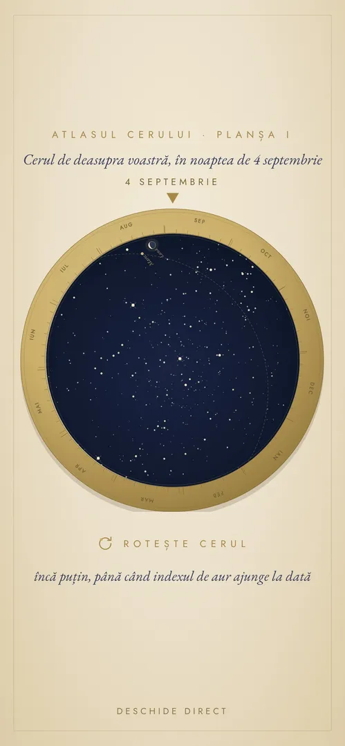 Invitația Atlasul Cerului — rsvp