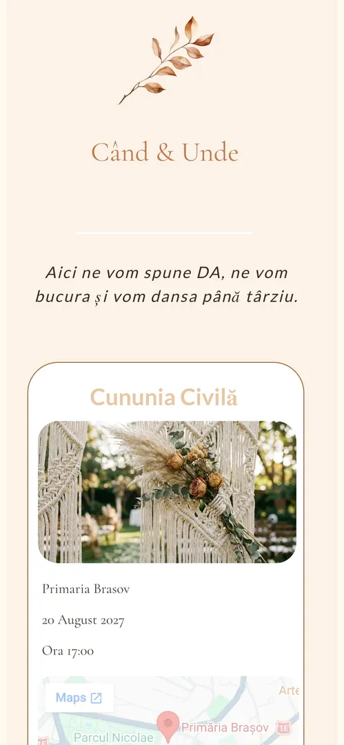 Invitația Boemia — harta