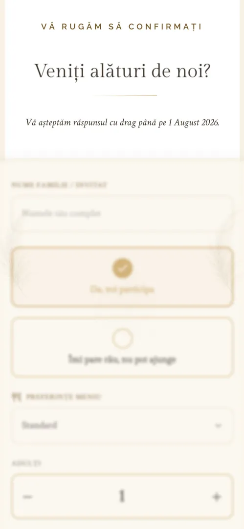 Invitația Boho Pampas — rsvp