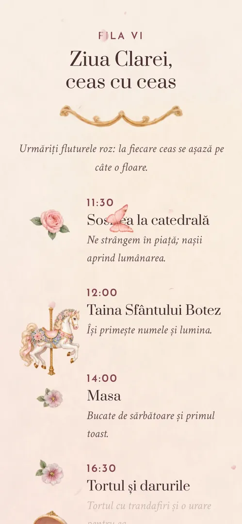 Invitația Caruselul — program