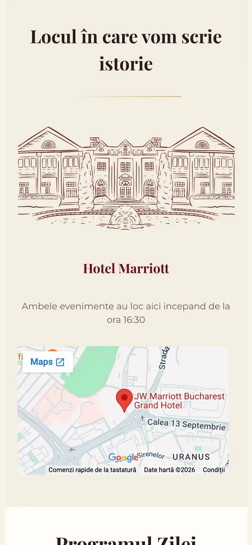 Invitația Teatru — harta