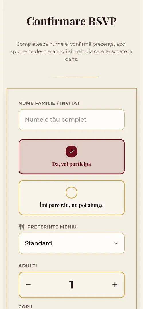 Invitația Teatru — rsvp