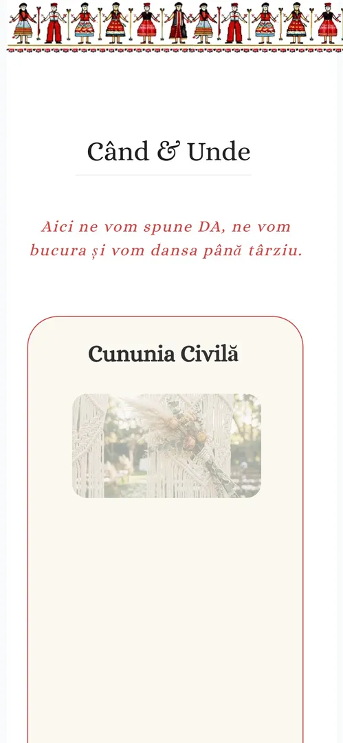 Invitația Tradițional Românesc — harta