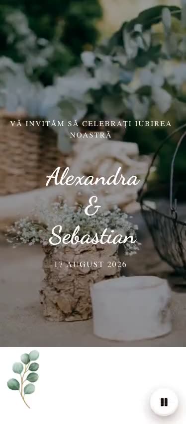 Model de invitație de invitații online, pe telefon